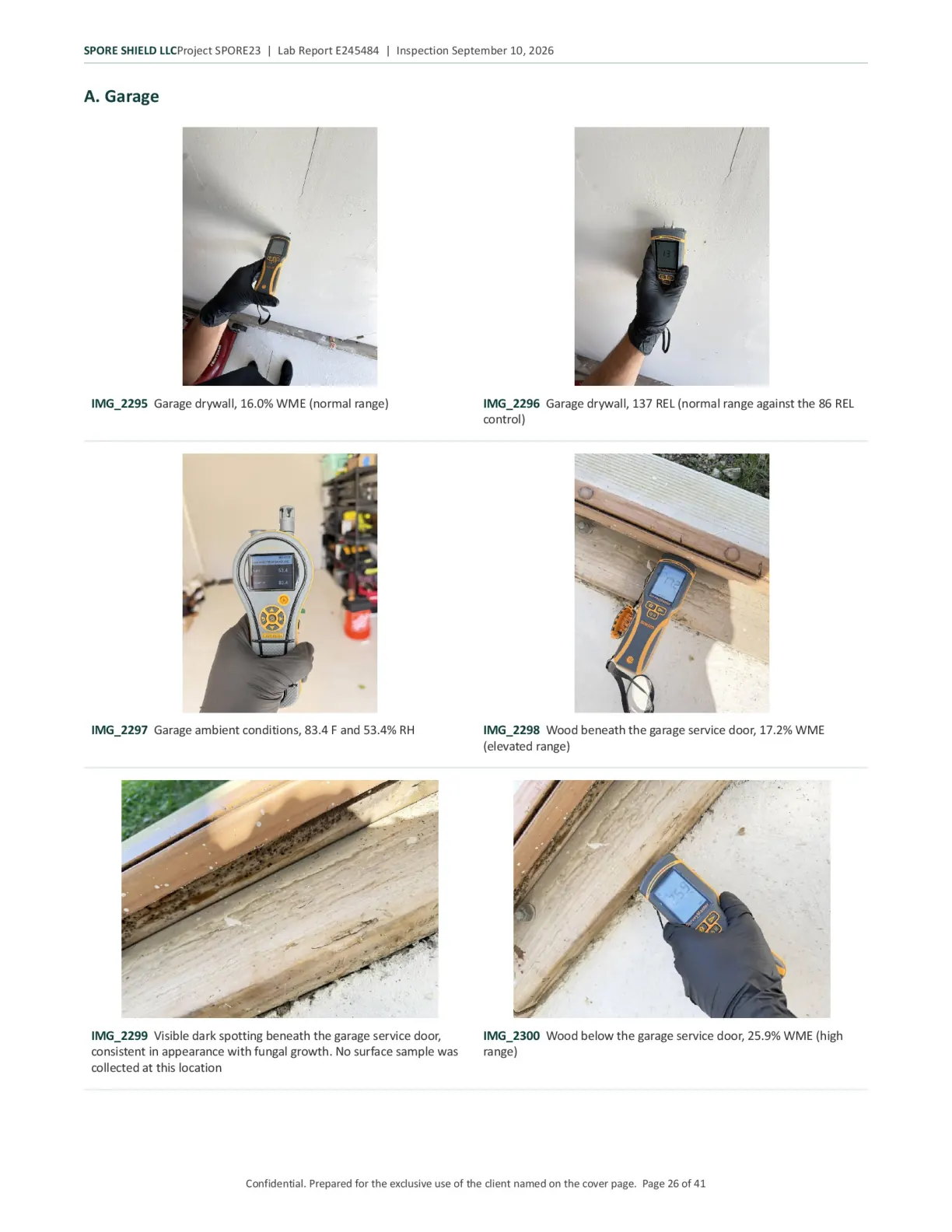 Sample inspection report, page 27 of 61