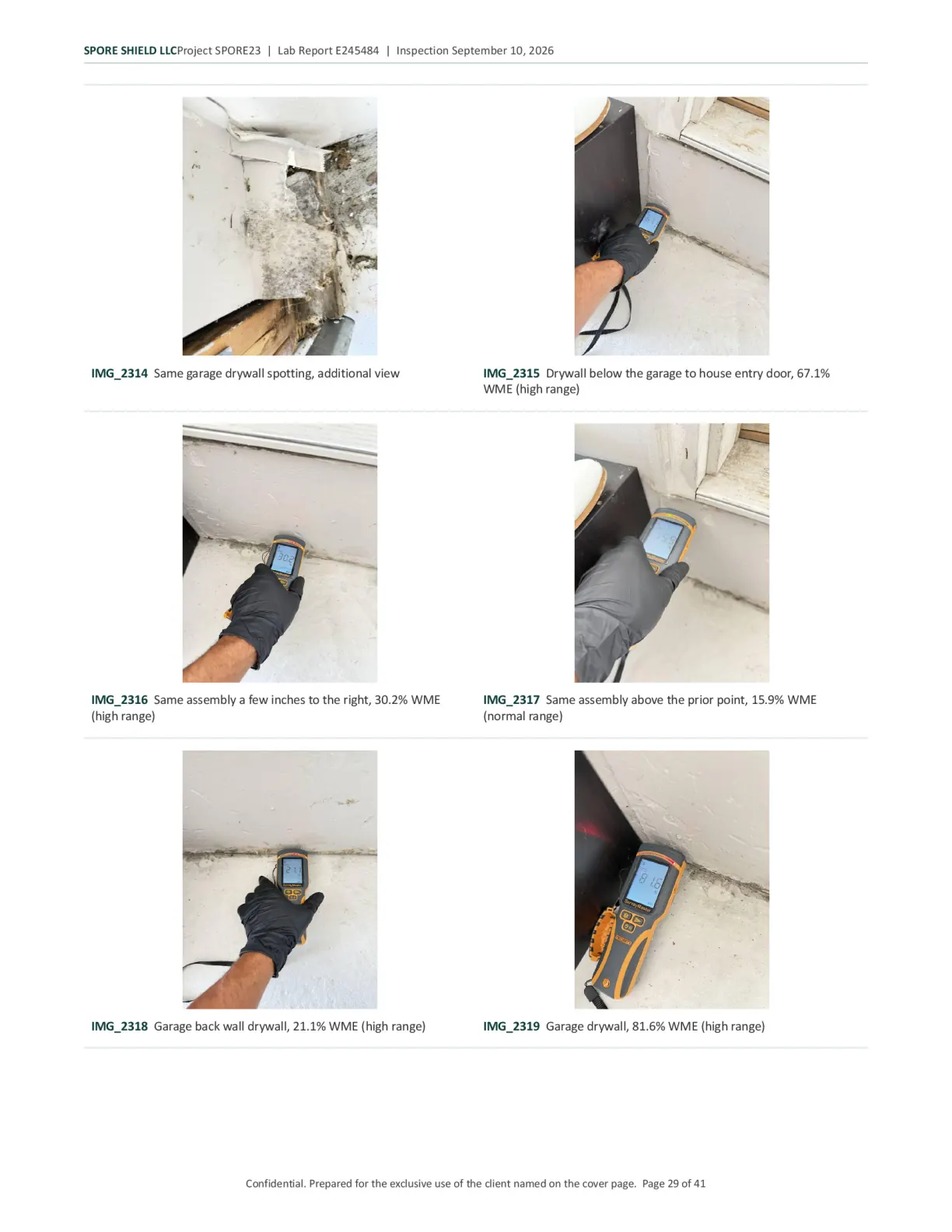 Sample inspection report, page 30 of 61