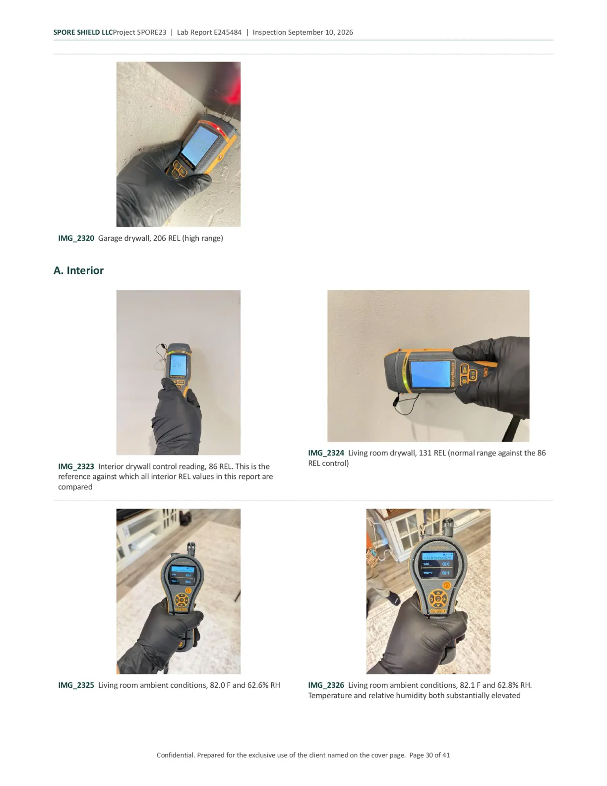 Sample inspection report, page 31 of 61