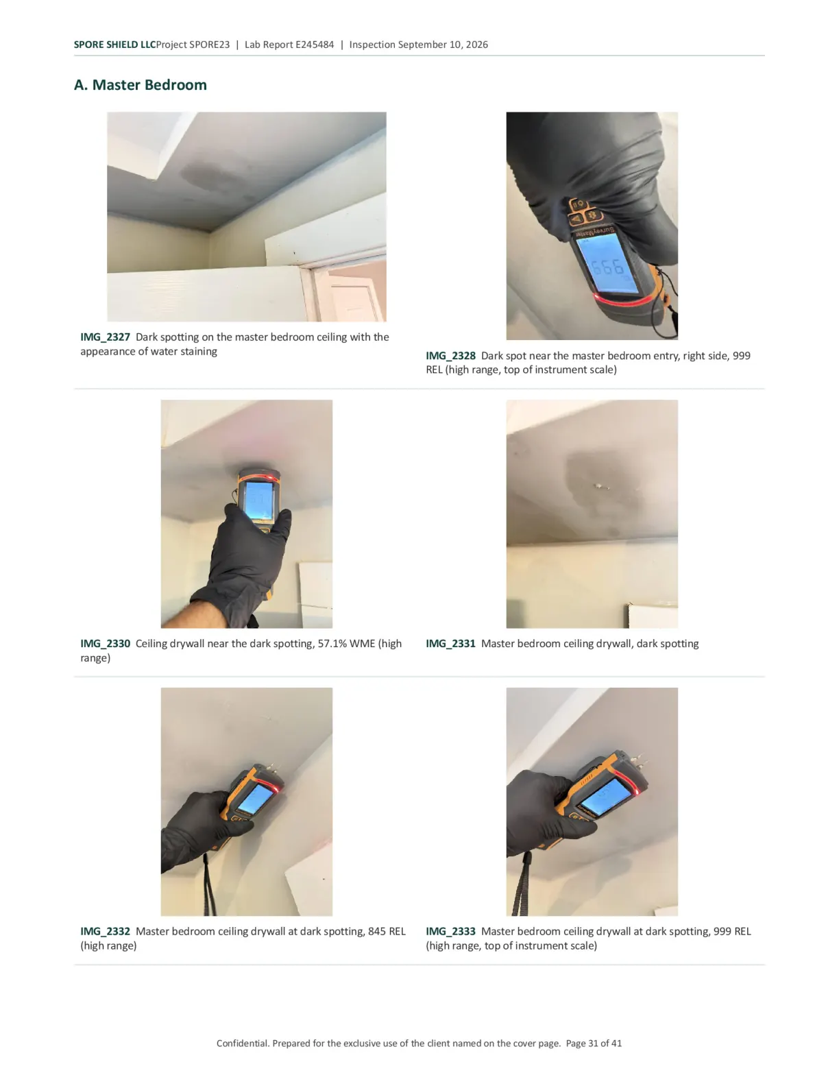 Sample inspection report, page 32 of 61