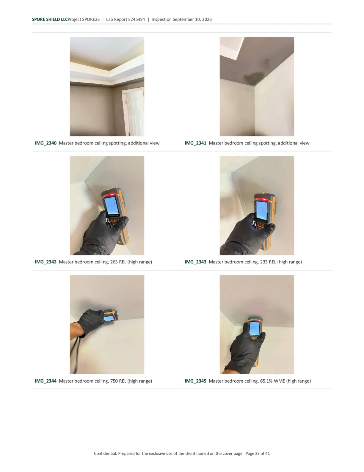 Sample inspection report, page 34 of 61