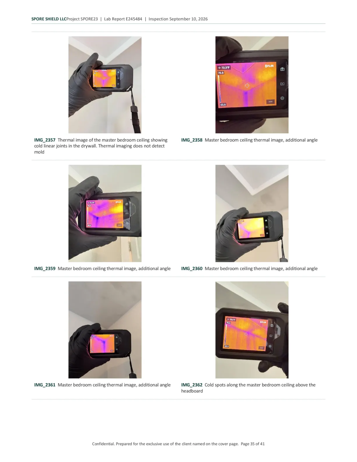 Sample inspection report, page 36 of 61